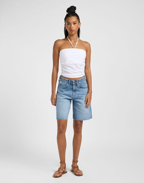 Lee Women's Tube Top In Bright White